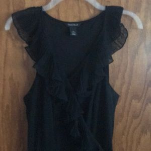 Ruffle wrap dress